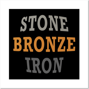 Stone Bronze Iron Posters and Art